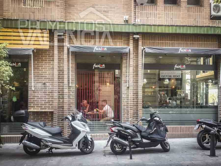 reforma fachada restaurante fusion